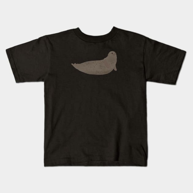 Weddell Seal Kids T-Shirt by Brynn-Hansen